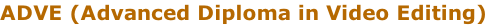 ADVE (Advanced Diploma in Video Editing)